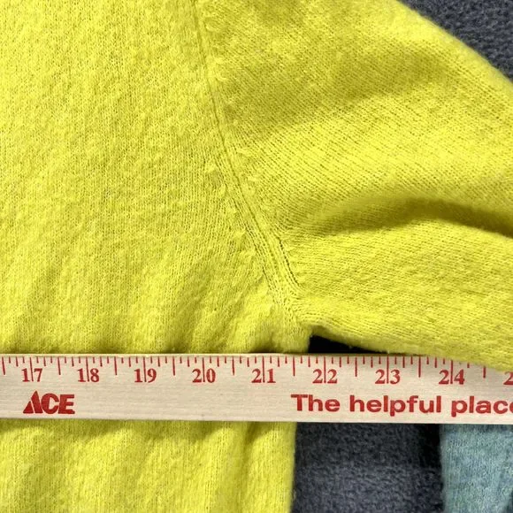 A New‎ Day Sweater womens Small Color Block Cardigan Open Front Pockets - Picture 7 of 14